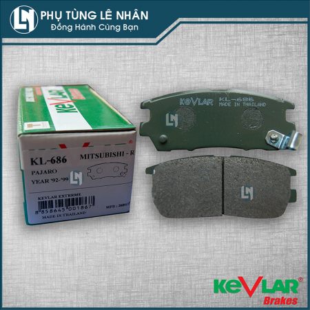 Má phanh sau PAJERO V6